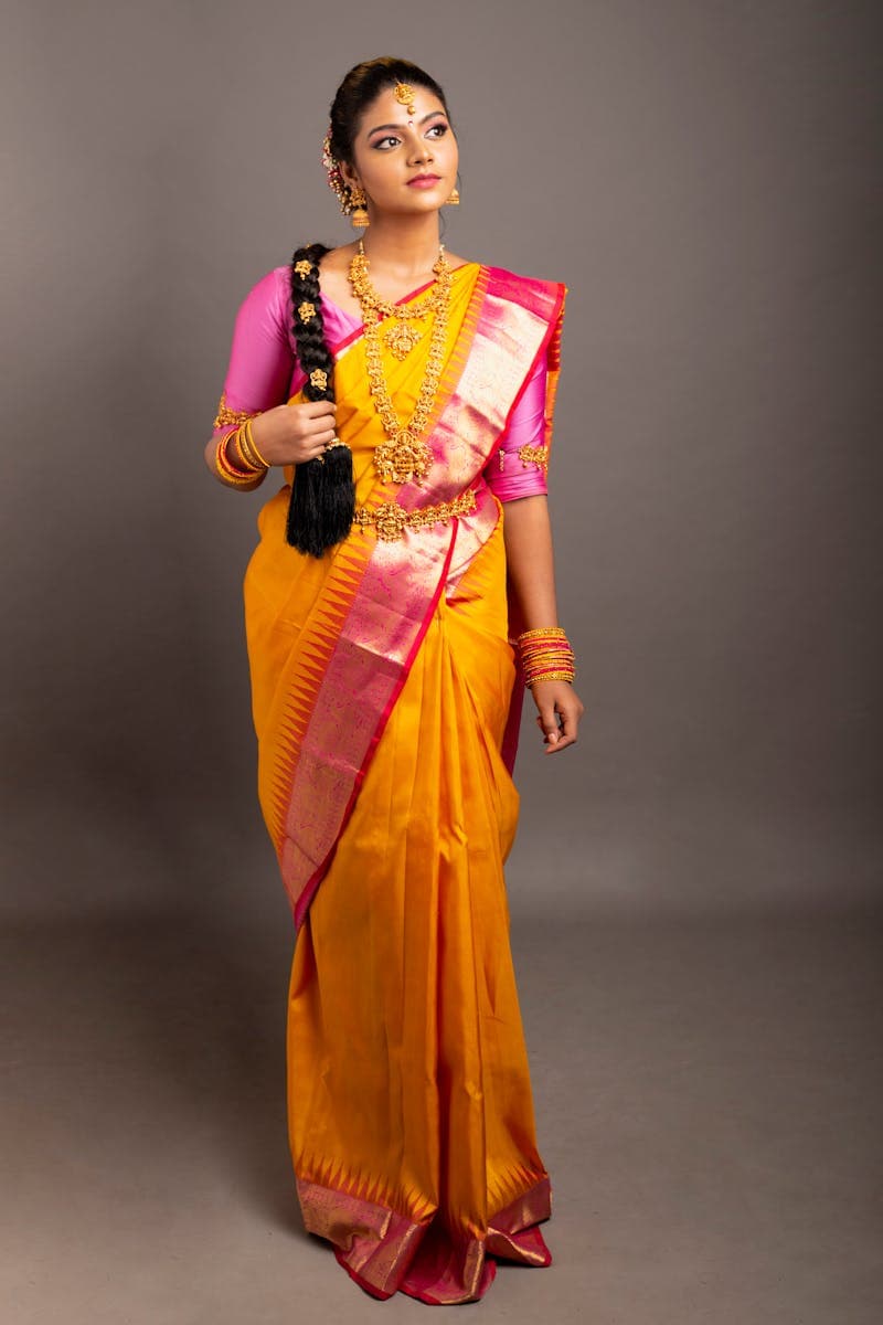 Emerald Banarasi Saree